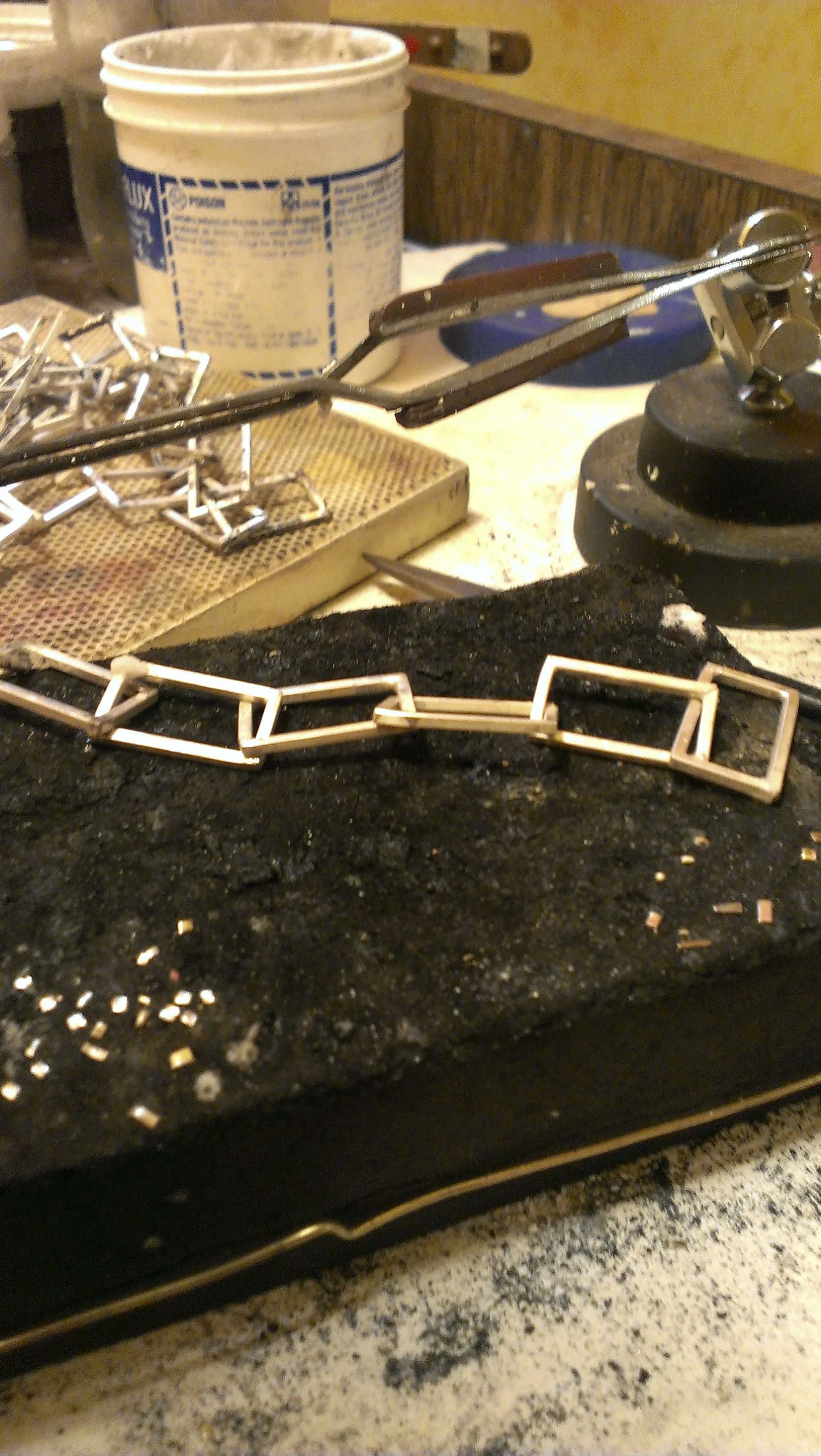 Ready for the next round of solder. 