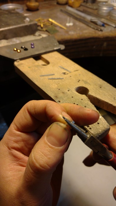 Bending them for soldering