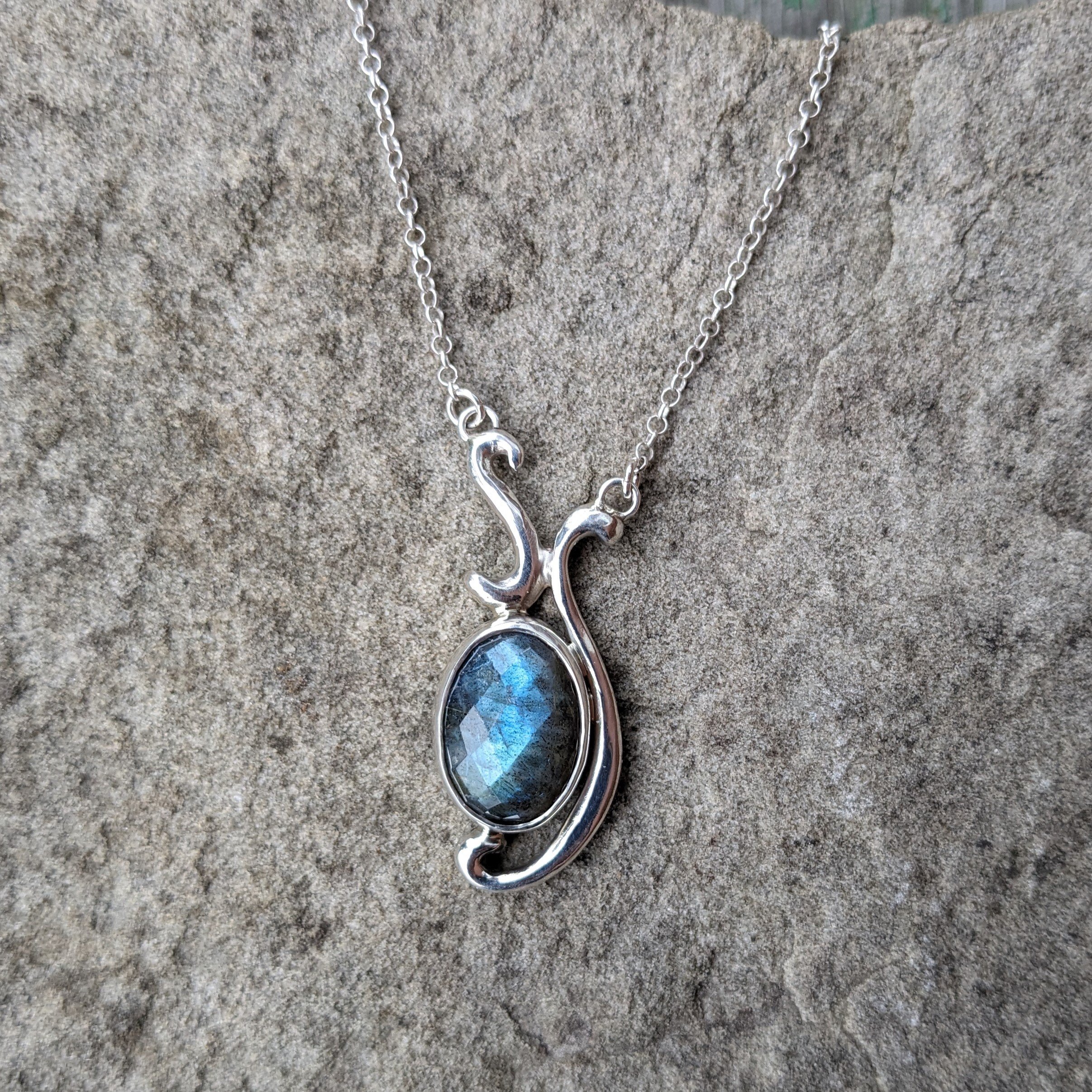 Julie gemstone pendant