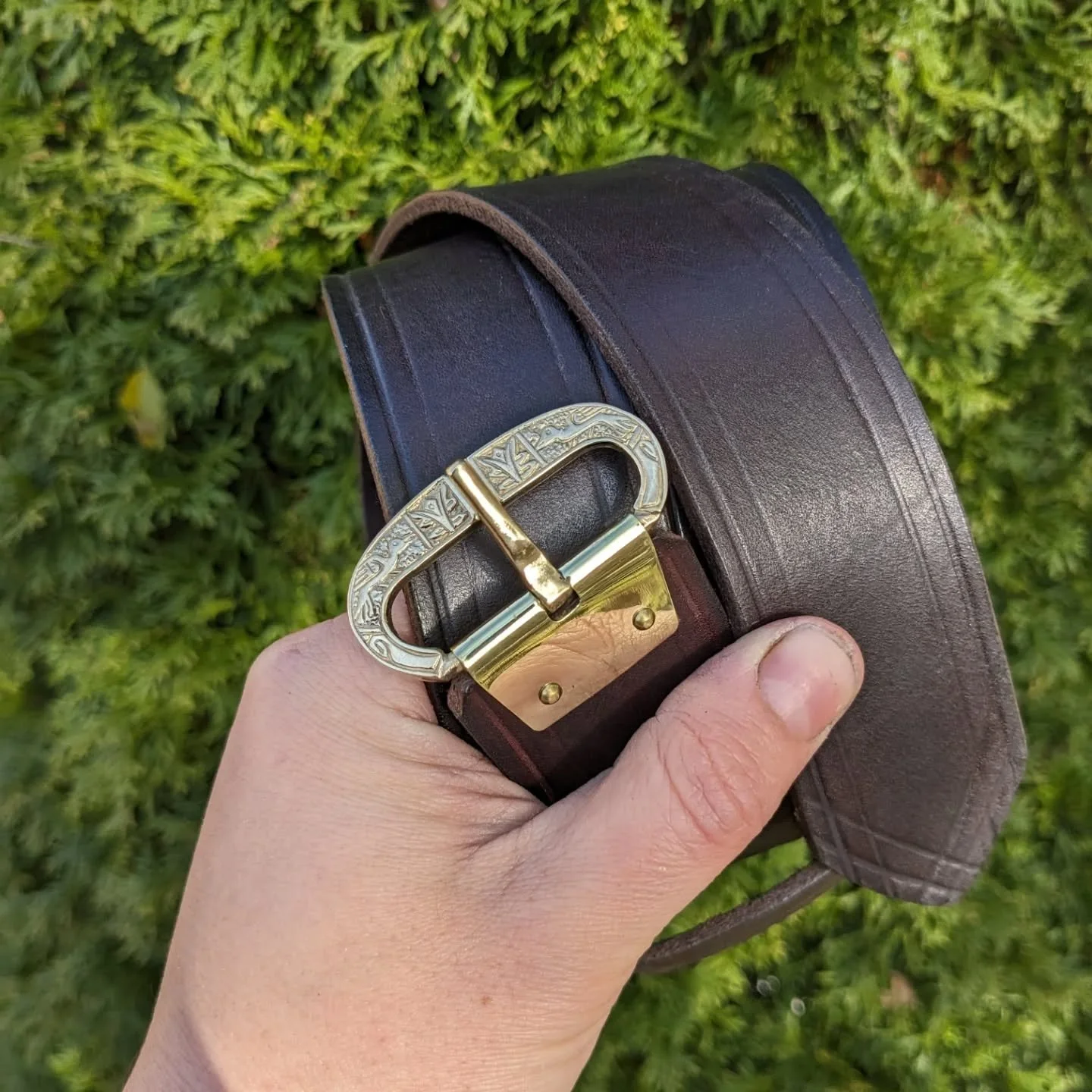 Belts! They come in all manner of colours and sizes. They are strong leather that hold up to many years of use and also hold up your pants! 
The perfect, Canadian made gift this holiday season. Available  for pick up on Toronto or to ship within Onta