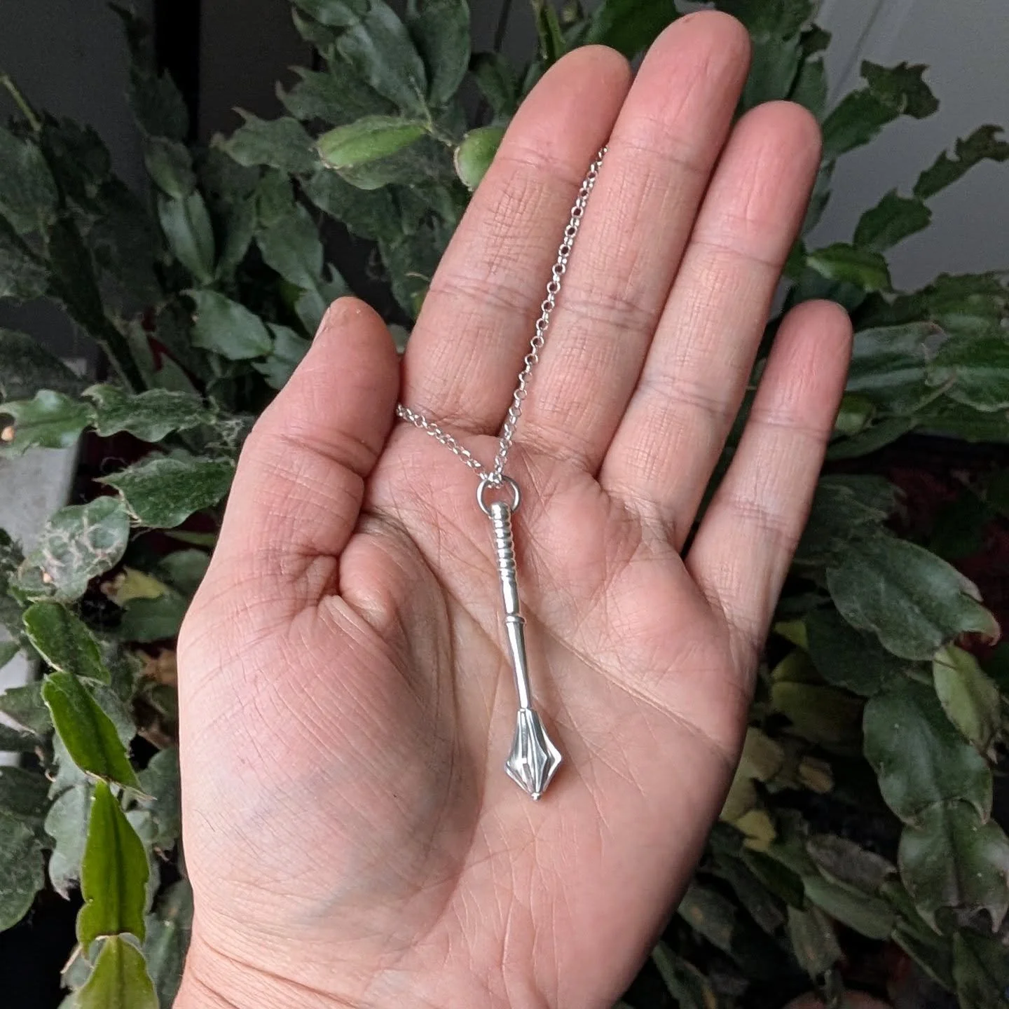 BRAND NEW RELEASE!  I have finished my medieval mace and I can offer 1 pair of earrings and one pendant in sterling silver to be ready before Christmas for people who are able to pick up in Toronto. I am so happy with how it turned out and can't wait
