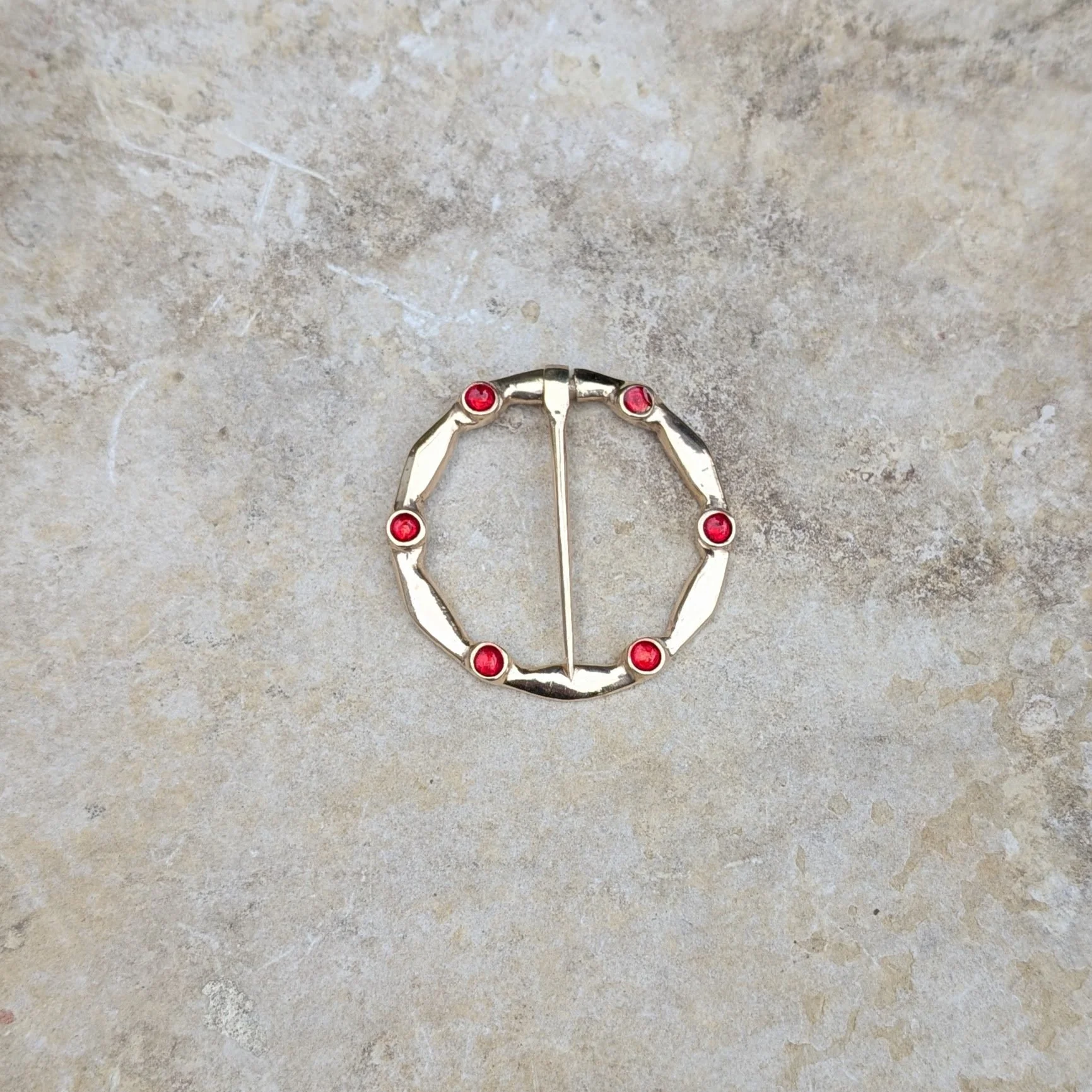 14th century medieval French reproduction brooch