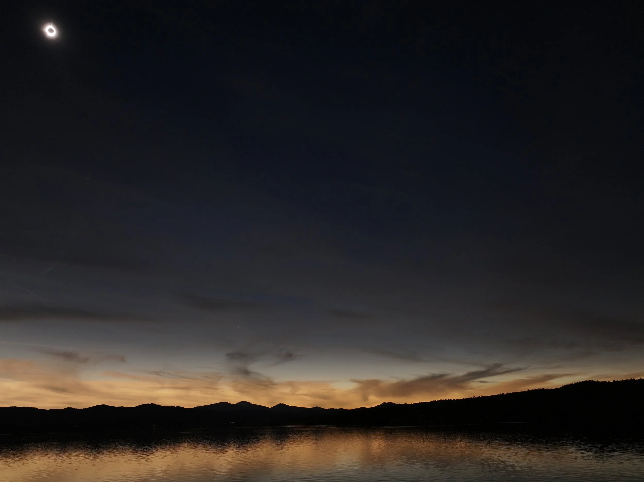 chilling, drone photograph