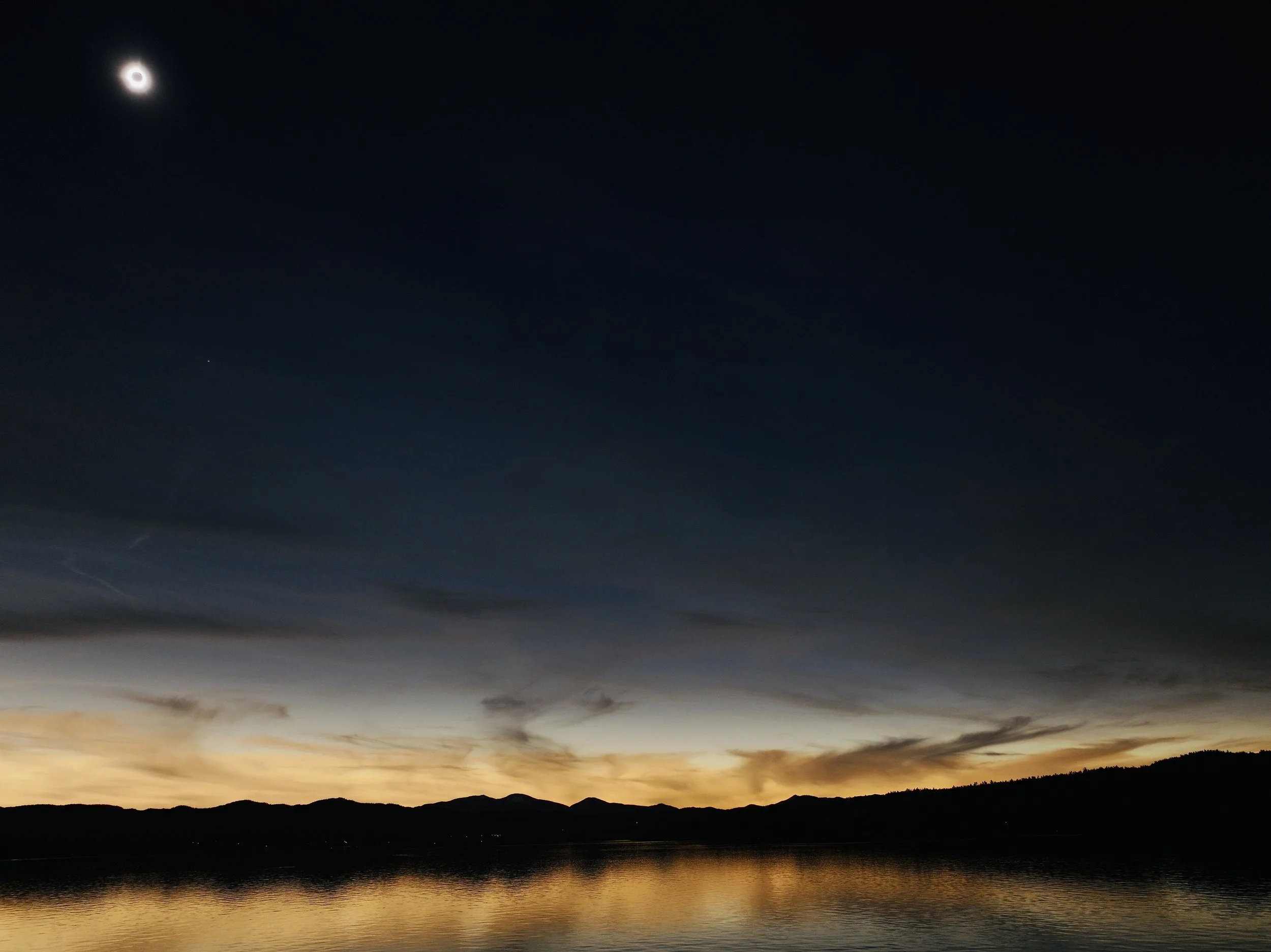 planets in the clouds, drone photograph