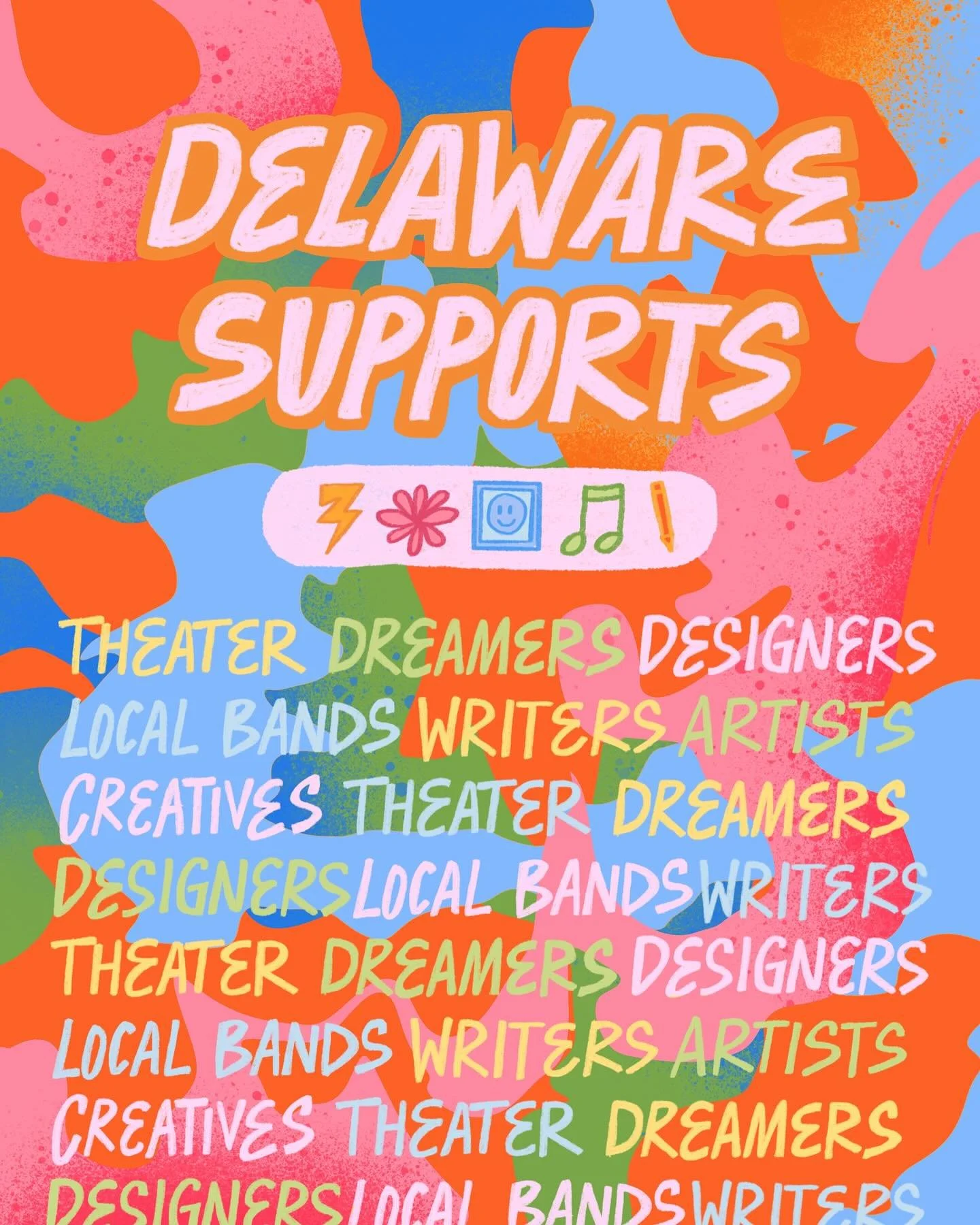 i love it here and I mean that. this area (Delaware, Brandywine valley, and beyond) has been booming recently with brilliant creatives&mdash;and I hope @delaware_gov continues to support the arts! when federal and local governments support the arts, 