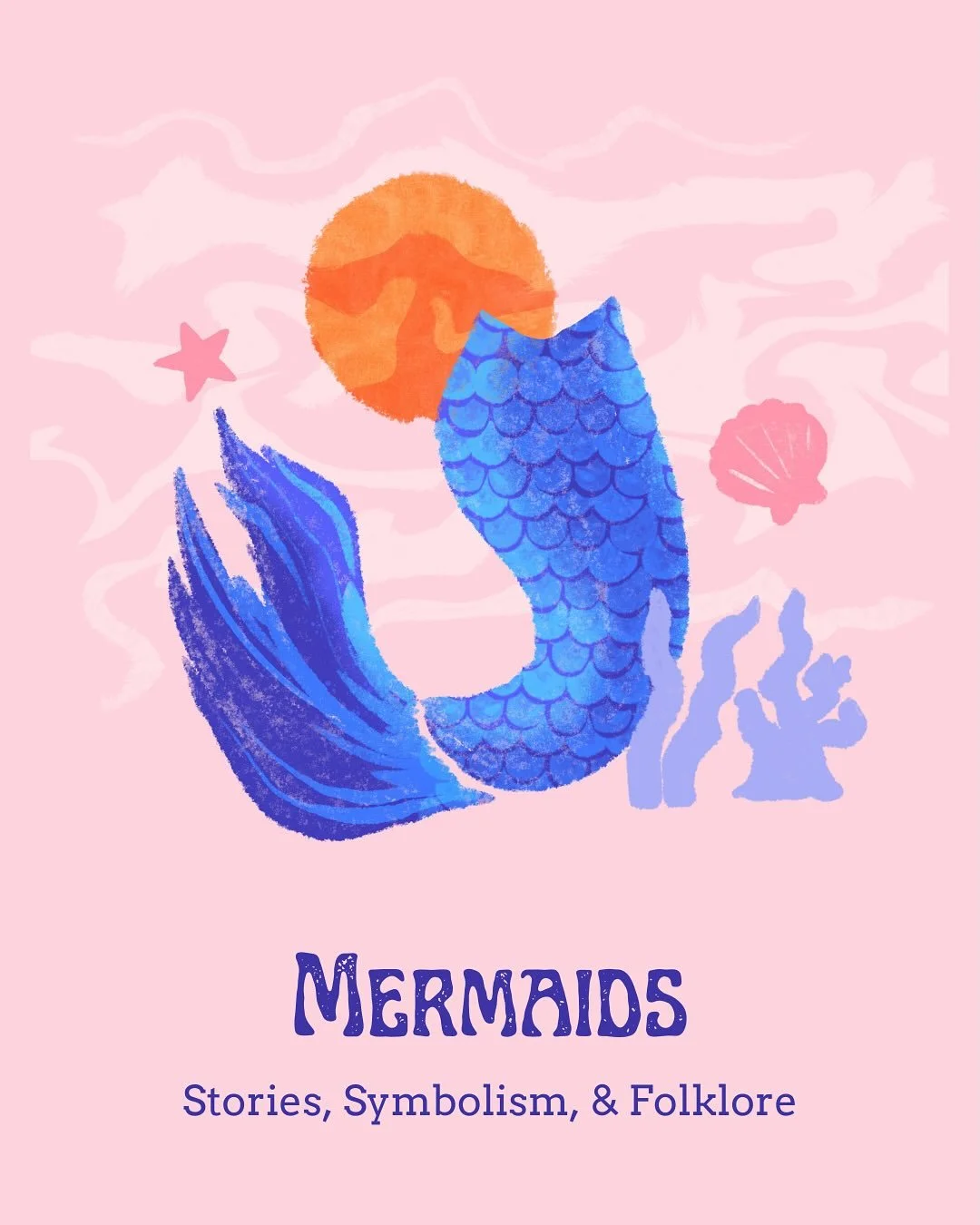 A sailor hates to see her comin&rsquo; 🧜&zwj;♀️ Kicking off the summer with another mini lore series starting with mermaids!! 
.
.
.
#mythology #folklore #culture #mermaid #siren #mystic #lore #magic #illustration #illustrator #procreateart #superst