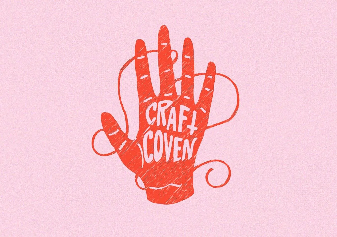 Logos of Things That Don&rsquo;t Exist (But Should) 
⚡️Concepted and #handlettered by a real human without AI 

1.) Craft Coven: Monthly meetup for a group of 3-13 total women (the traditionally ideal number for a &ldquo;coven&rdquo;) to drink mockta
