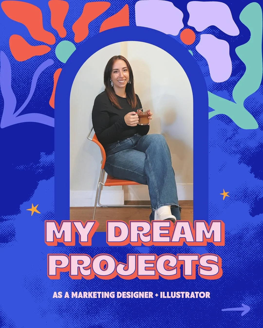 Ahhh so many ideas!!! And to those who I have already worked with and collaborated&mdash; thank you, times a million. 🧡 | #illustrator #marketing #design #illustration #digitaldesign #magic #socialimpact #community