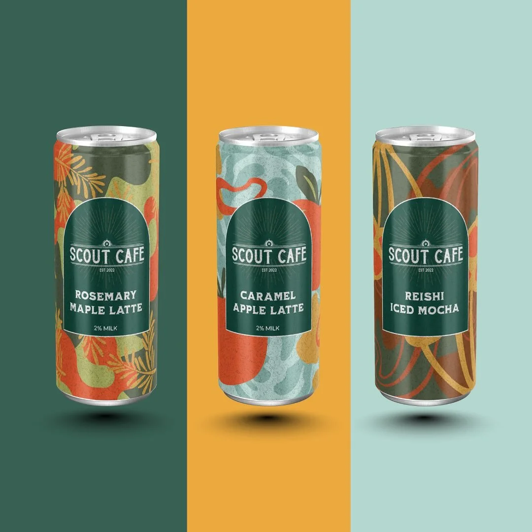 Sorry to keep doing this but this product also *technically* does not exist 😂 But you know what does? @this.is.scout.cafe&rsquo;s absolutely delicious fall coffee flight! I wanted to reimagine these cozy flavors into canned lattes because YES I drea