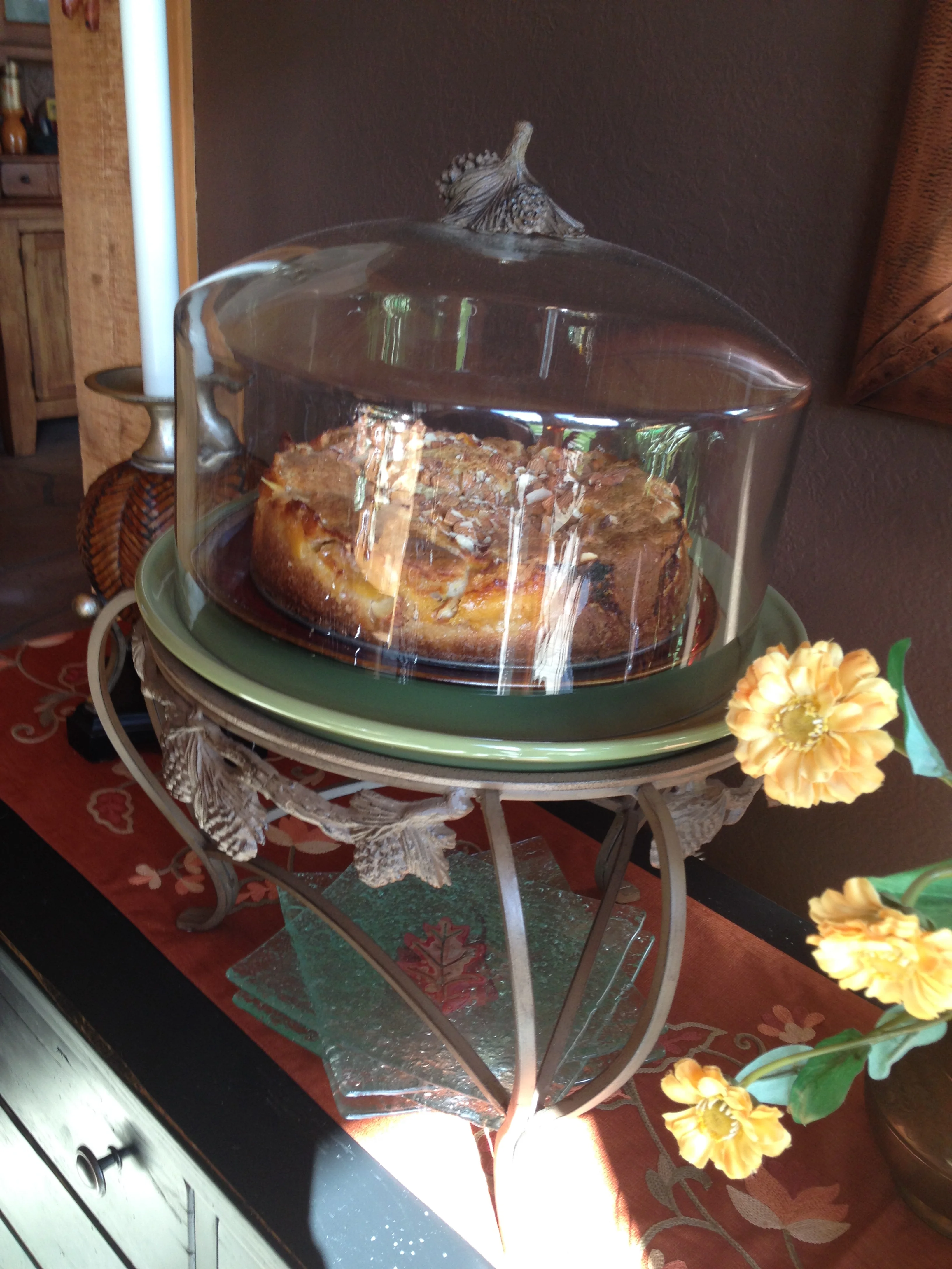 Fresh Peach Cake.