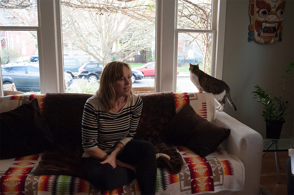 Patricia Mistkawi Van Geffen at her home in Portland, Oregon.
