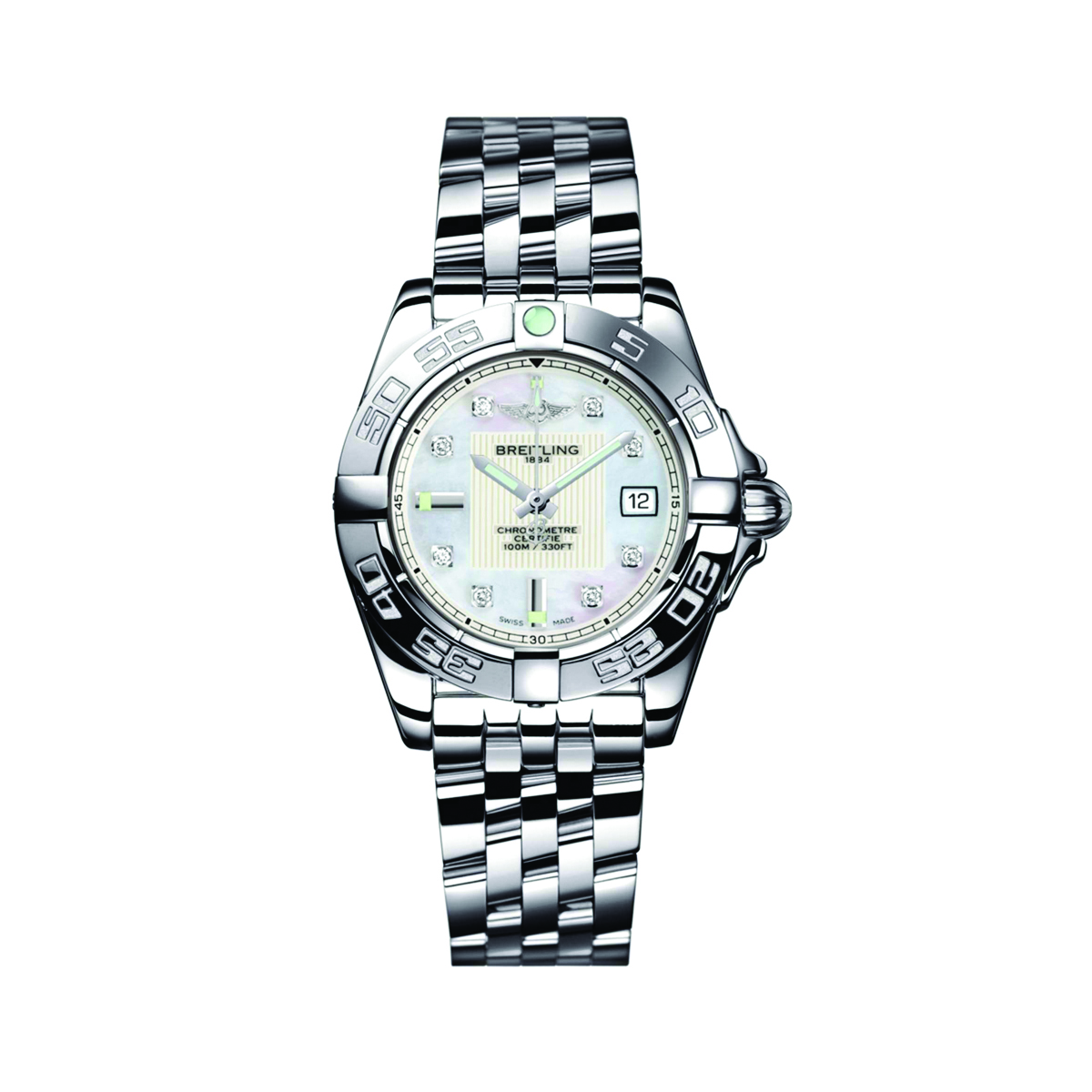 Breitling Woman's Galactic Steel Watch