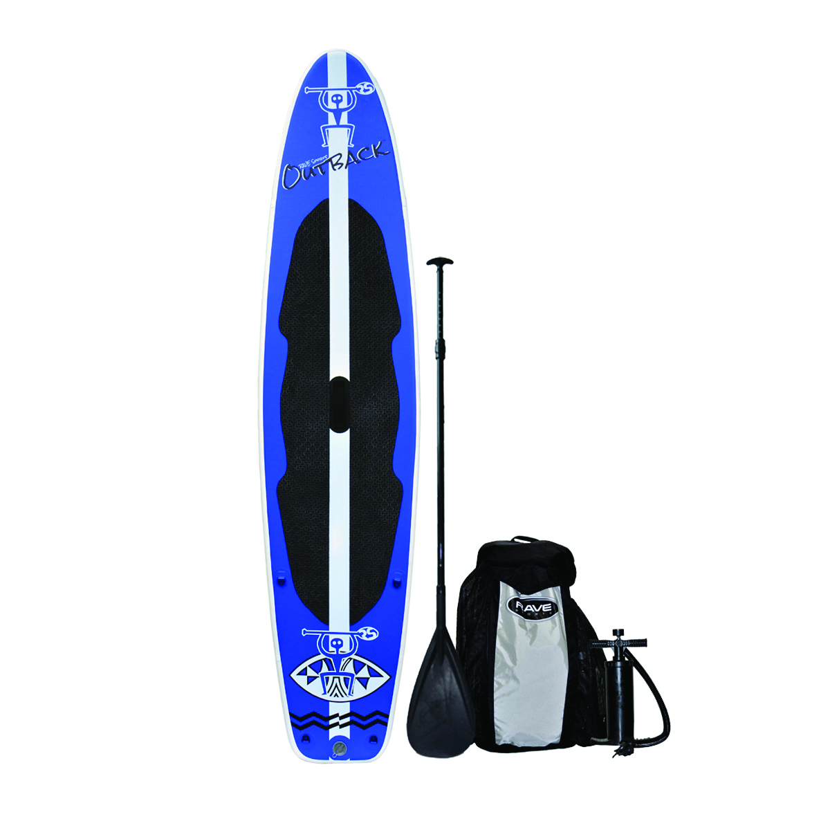 Rave Outback Inflatable Paddle Board and Paddle
