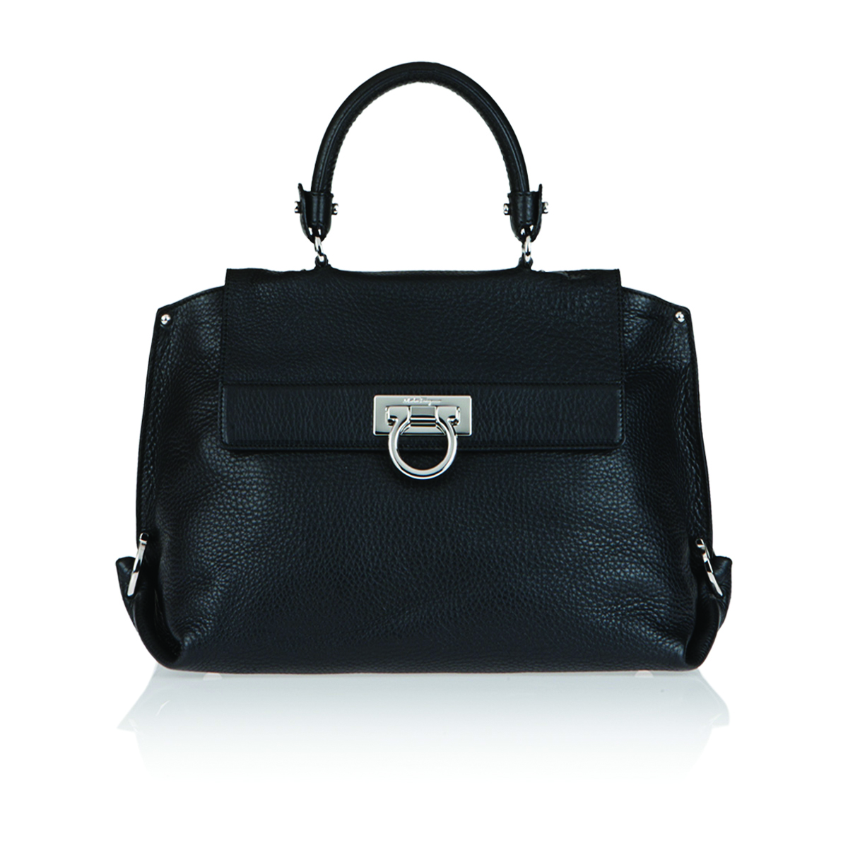 Ferragamo Sofia Black Handbag