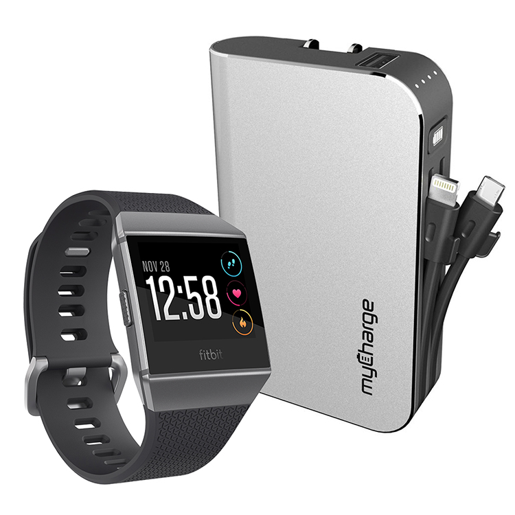 Fitbit Smart Watch and Power Bank