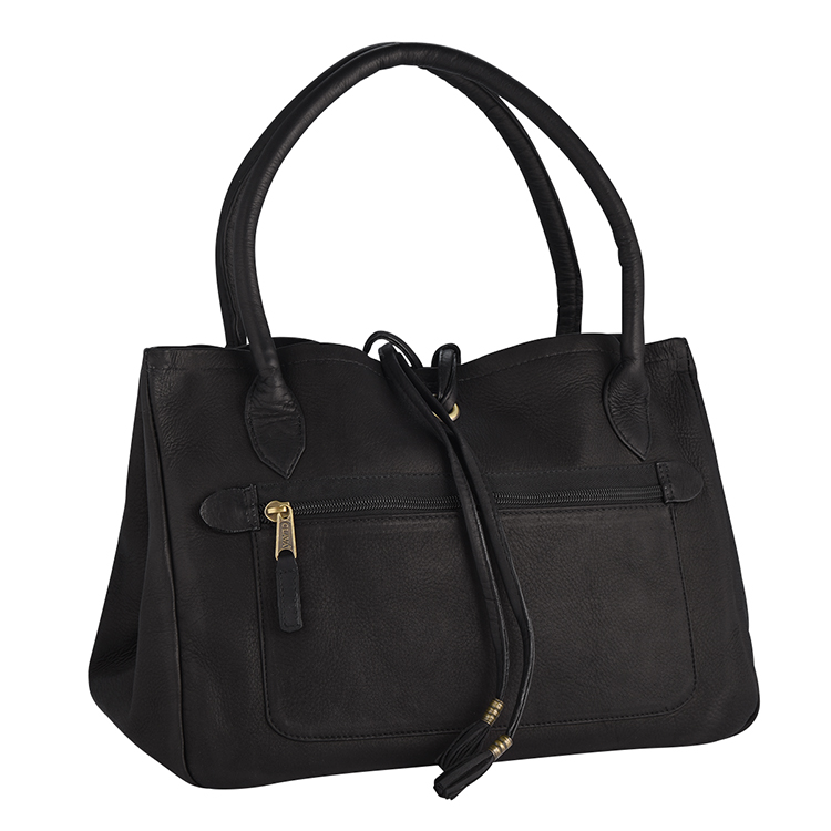 Clava Leather Tassel Handbag
