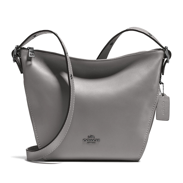 Coach Small Dufflette in Natural Smooth Leather