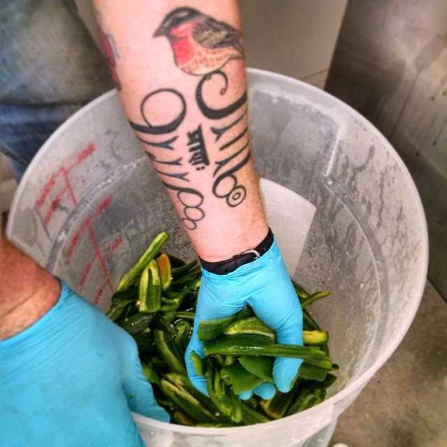Famous for their Jalapeno Pale Ale , every batch uses handcut and fresh jalapenos!