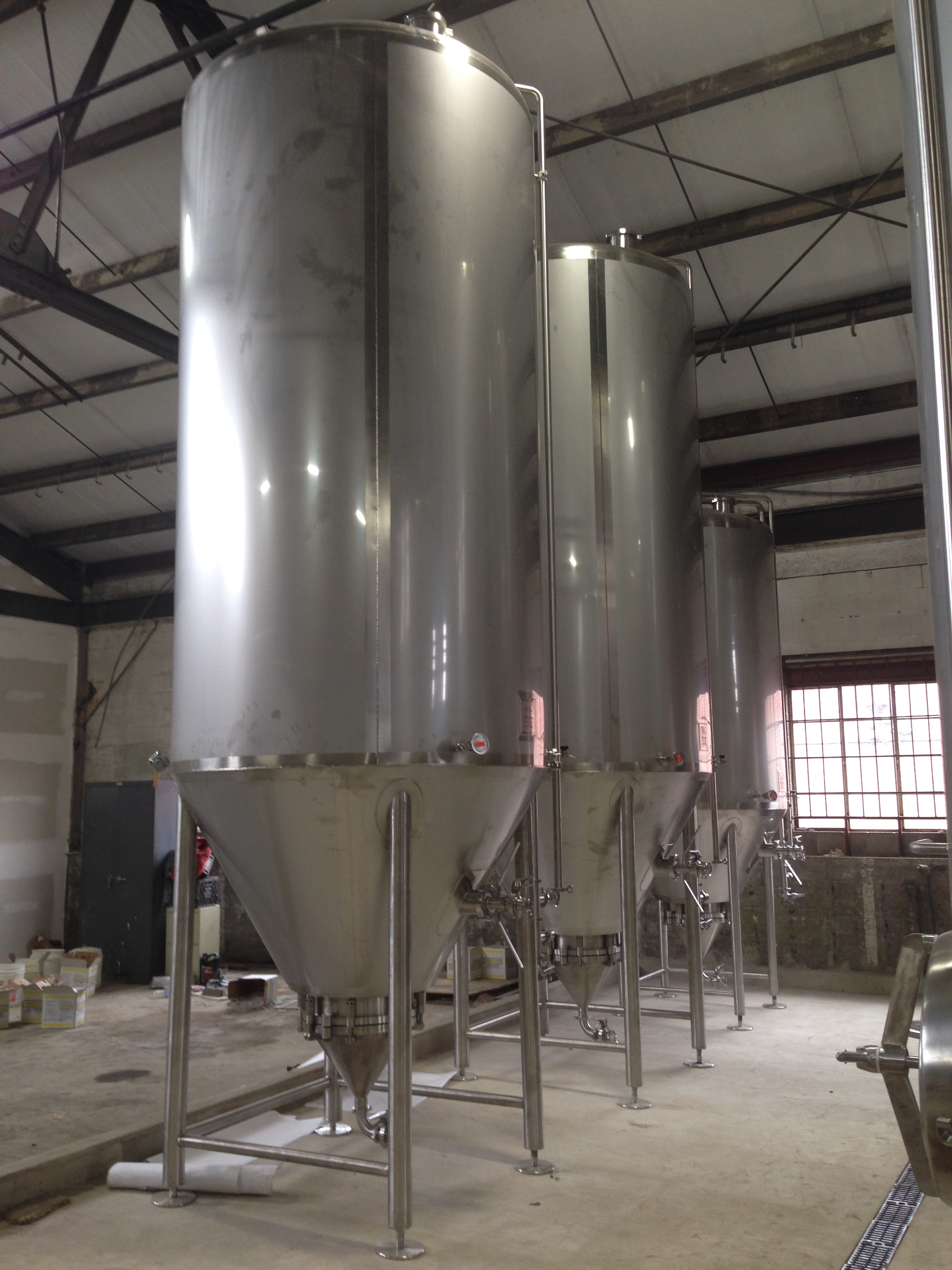The fermentors. Beer Beer Beer!
