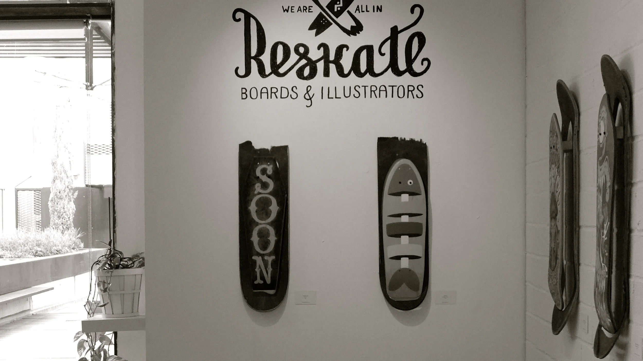 Reskate boards illustrators
