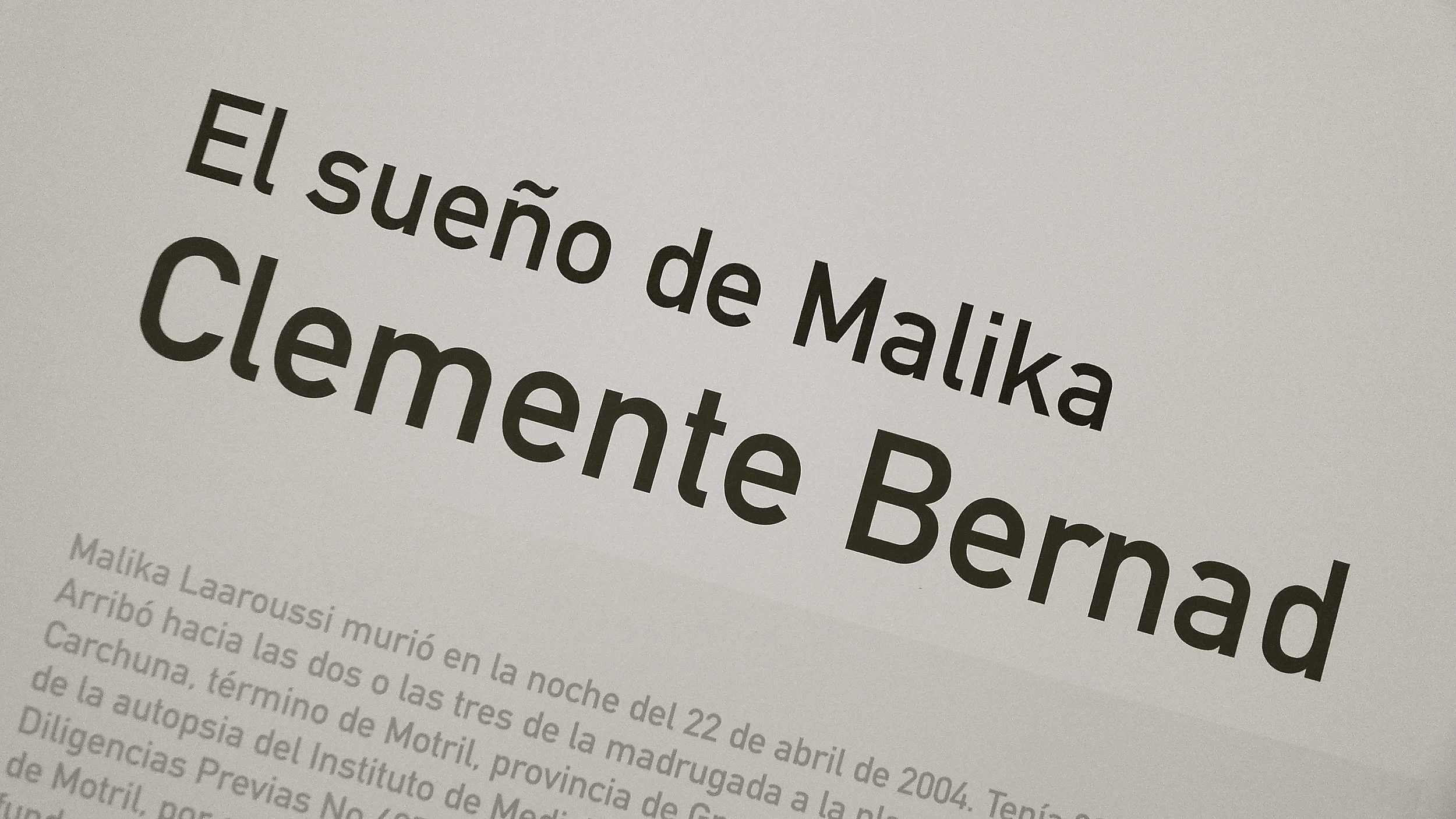 El sueño de Malika Clemente Bernard - 01