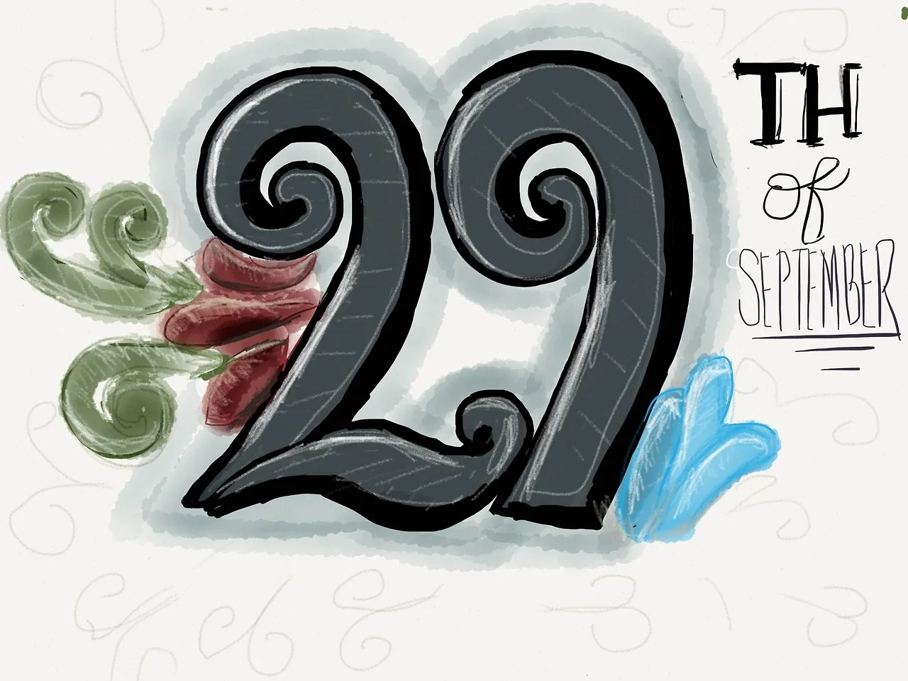 In completely unrelated news…  I received this lovely illustration from Hellie over the weekend.
I need to post some of her other works in the near future.