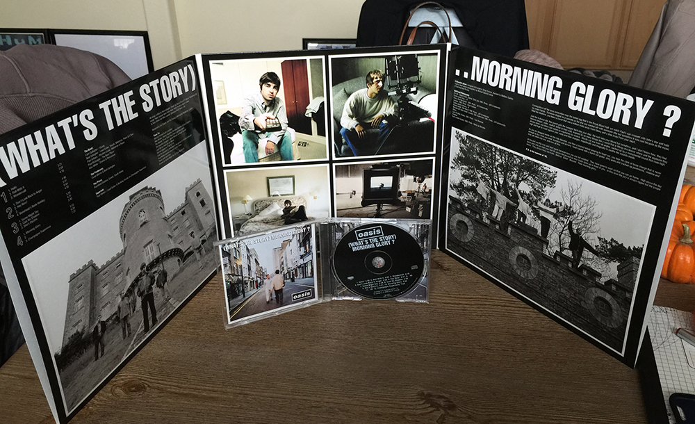 You never realize how much bigger an LP is until you have it sitting next to Compact Disc.