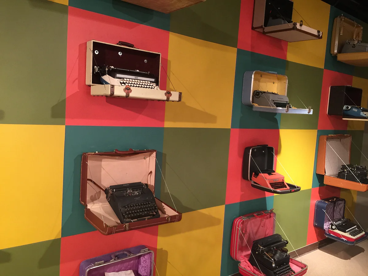 Wall of Typewriters