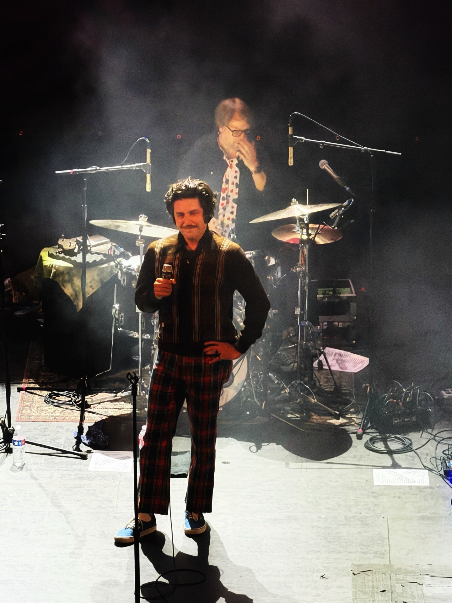 Brooks Nielsen of the Growlers, looks upon a gathered crowd at the Aztec last night and is visibly overwhelmed by the communal energy in the air.

Problems indeed come in 3