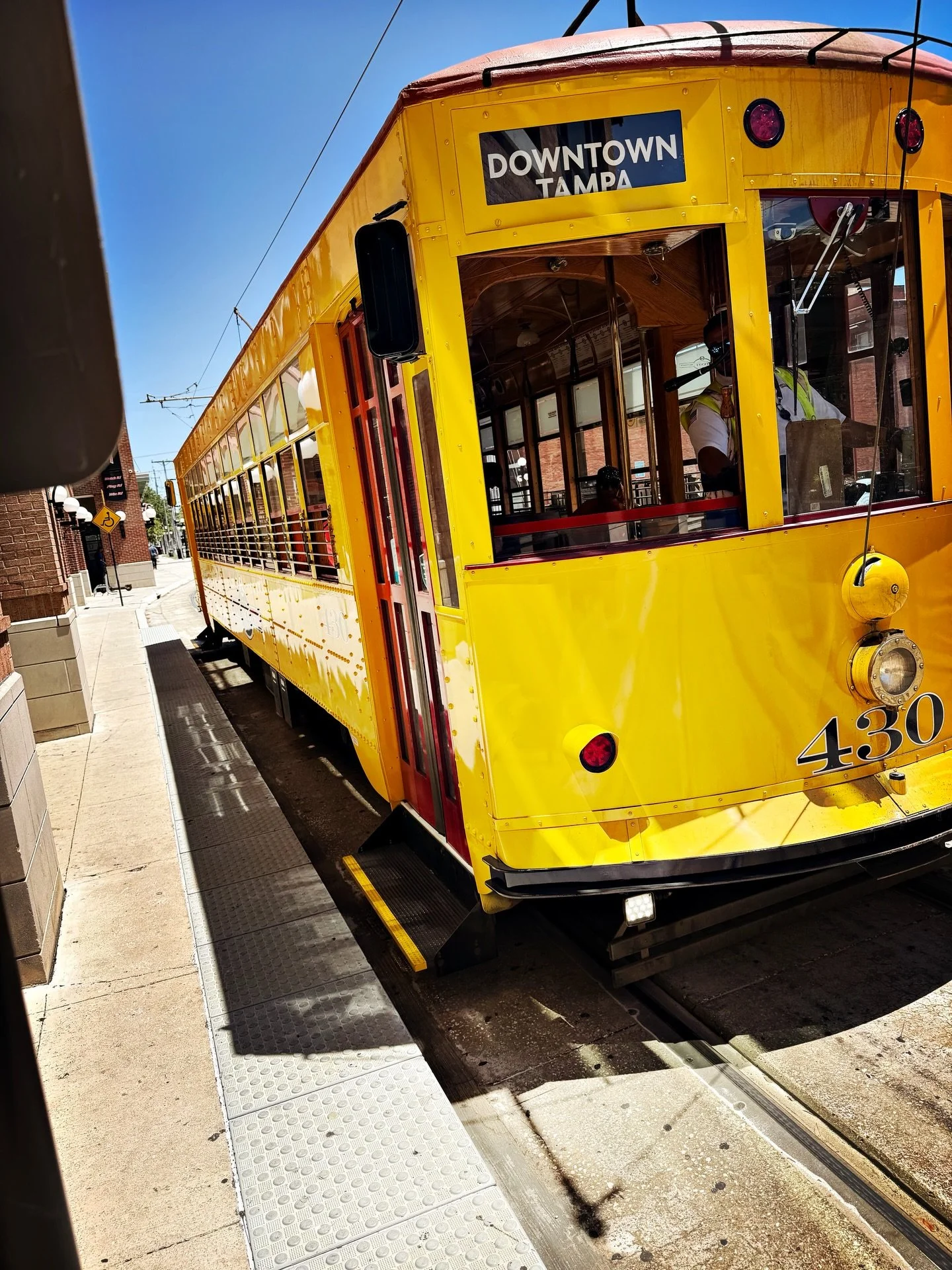 the TECO street car line 🚋 

Started operations back in 2002.  Connects the history district of Ybor, the channel side district and downtown Tampa.  roughly three miles of total rail length.  you can catch one every 15 minutes or so between 7am and 