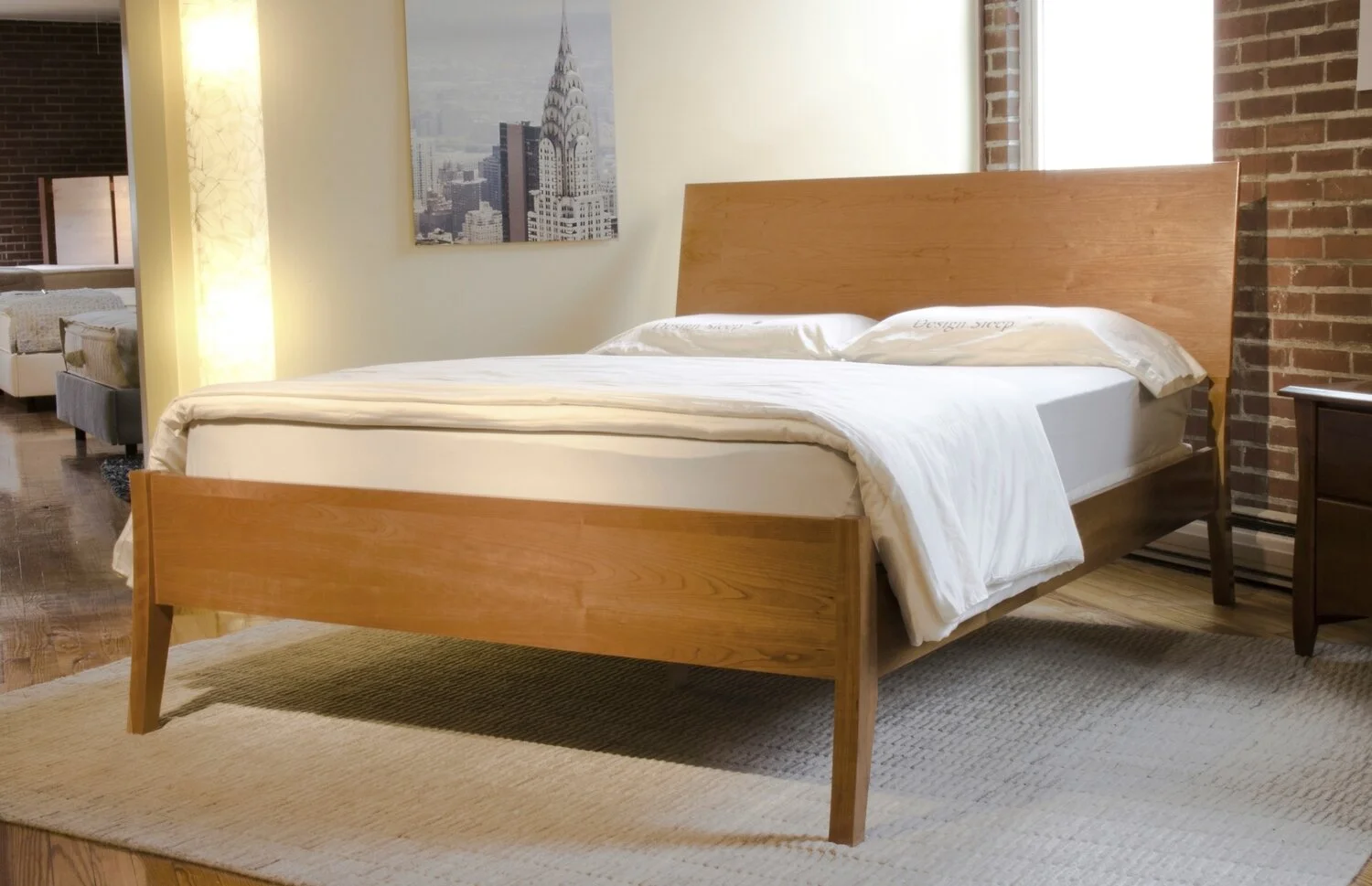 Incline Bed Frame - Queen - Cherry