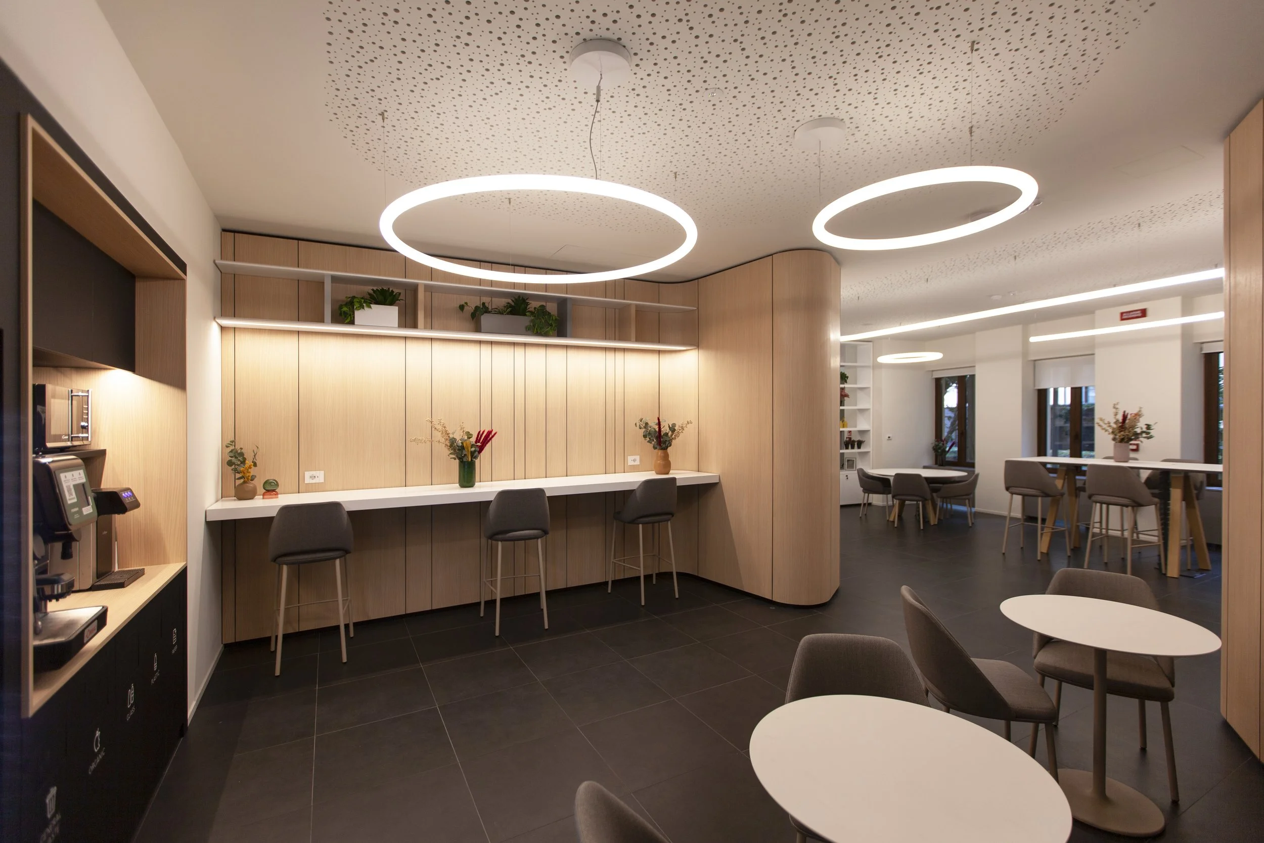 RKTTS progetto zona ristoro reception COVIVIO Milano