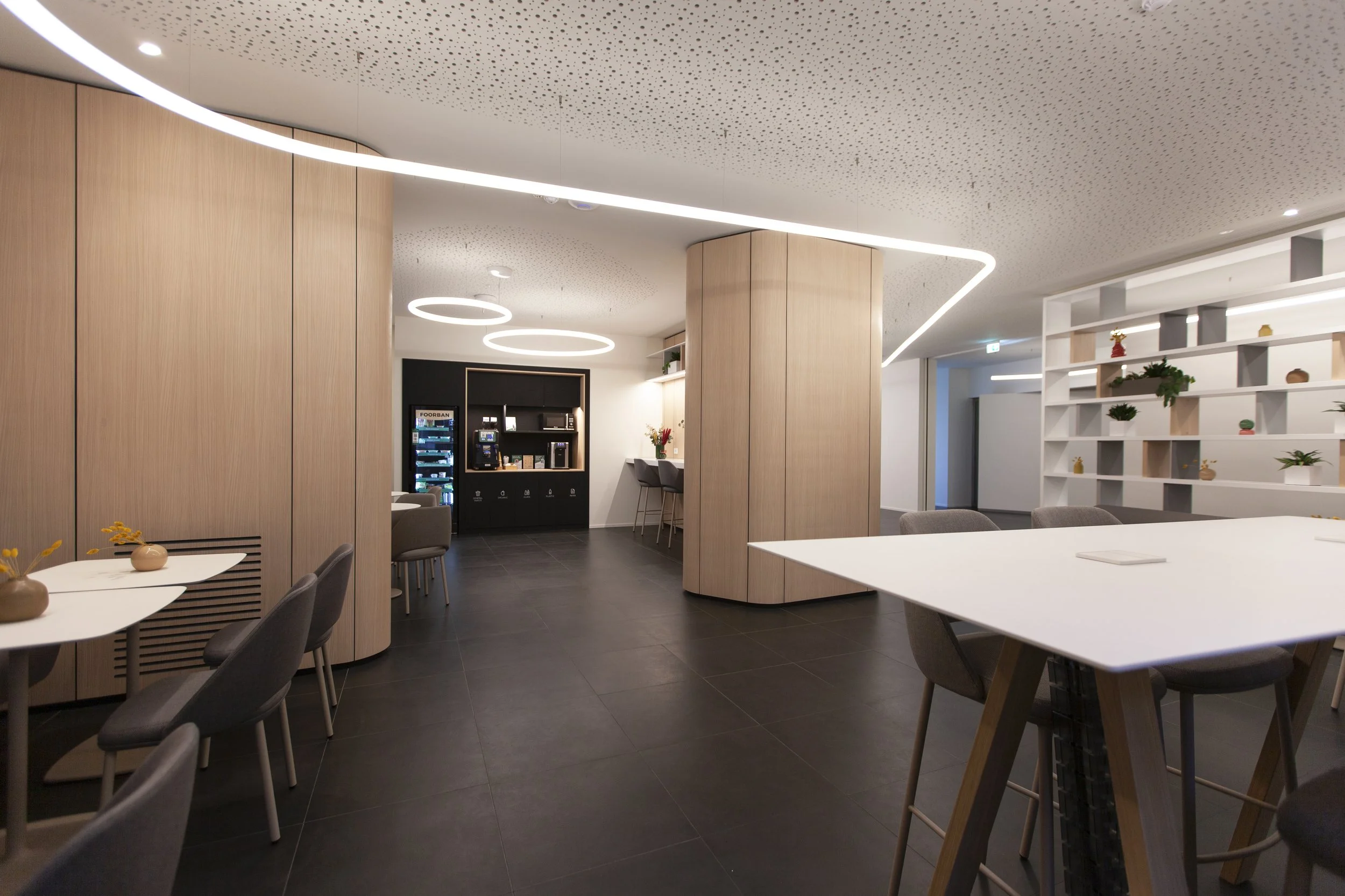 RKTTS progetto  zona ristoro reception COVIVIO Milano