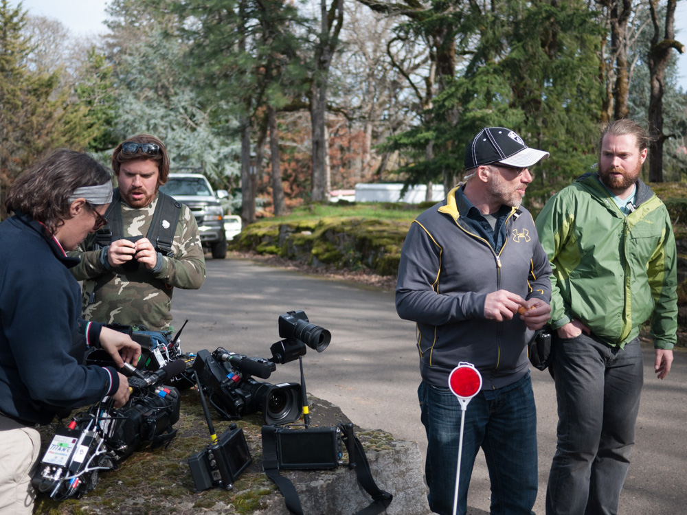 A brief pause between scenes