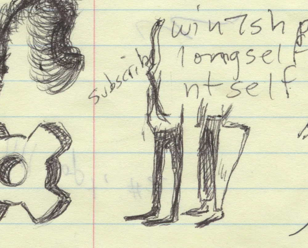 Meeting doodle by John Kieltyka
