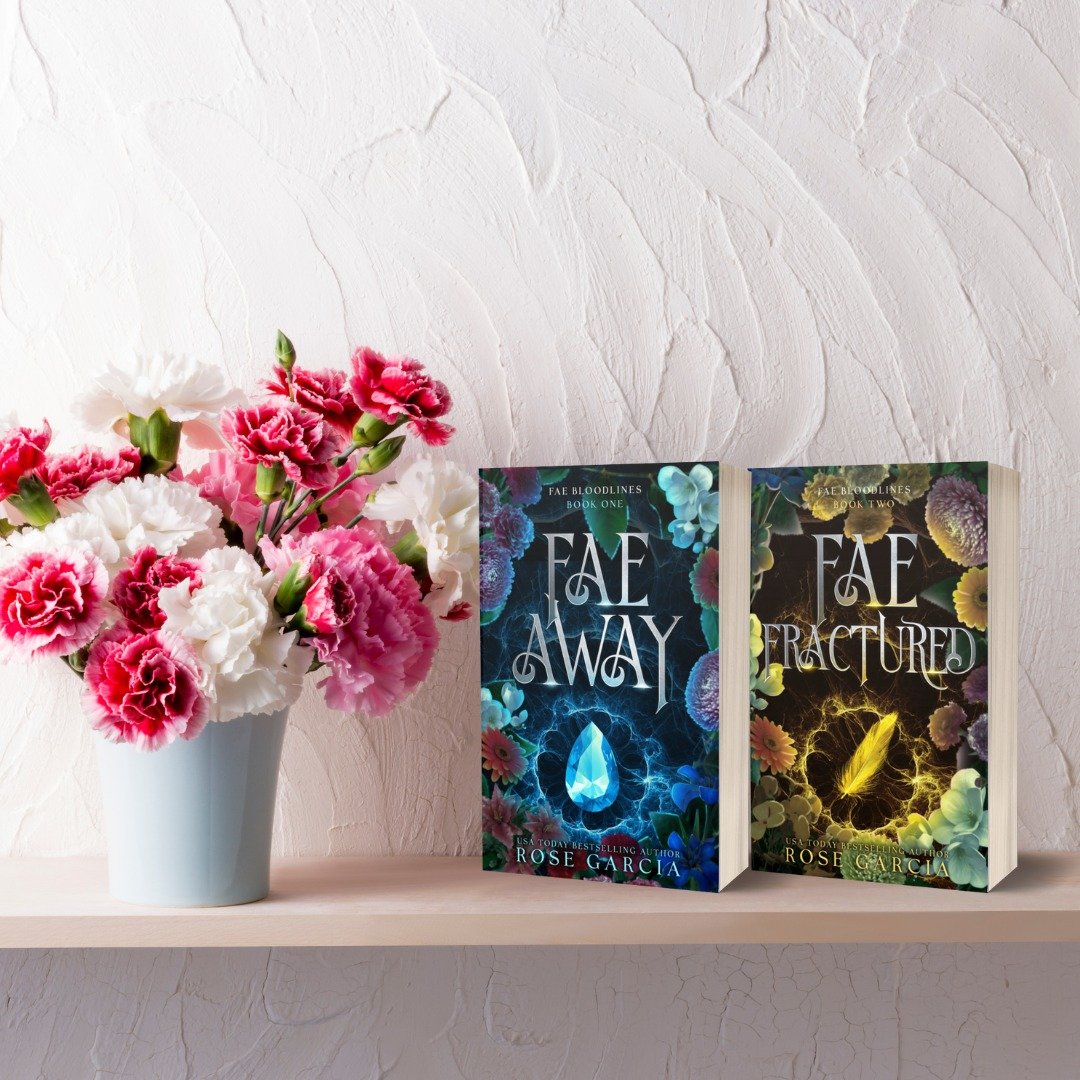 Are you a fan of book covers with flowers?

The Fae Bloodlines Series is a portal fantasy with romance and these covers with the symbols and flowers really capture the &quot;feel&quot; of the book. Beautiful, mysterious, and exciting! Not to mention 