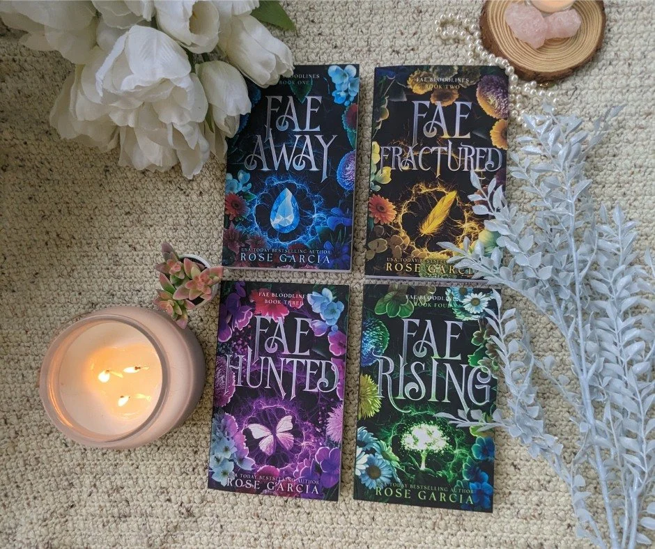✨ Bingeable portal romantasy!

There are two rules in the fae realm: Never touch a portal. Never kiss a human.
💔 Princess Celyse breaks both.

Now, the fate of two realms&mdash;and her heart&mdash;hangs in the balance.

Are you ready to Fae Away? Li