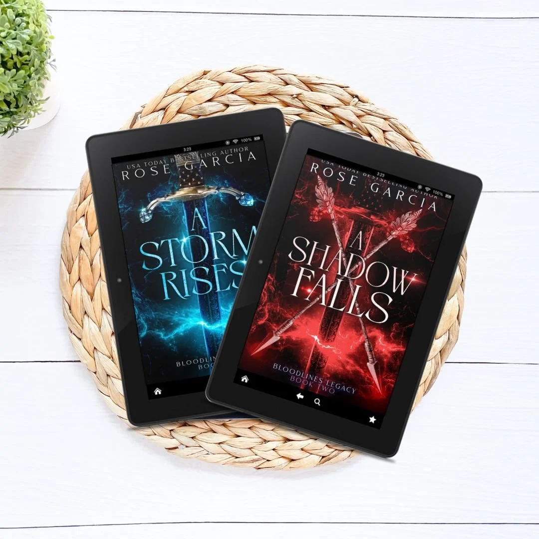 The book 3 cover reveal for Bloodlines Legacy is happening TOMORROW!

I'm so excited and can't wait to show of the gorgeous cover that will join the blue of A Storm Rises and the red of A Shadow Falls. 

Stay tuned!

#epicromantasy #DiscoverFaevenly 