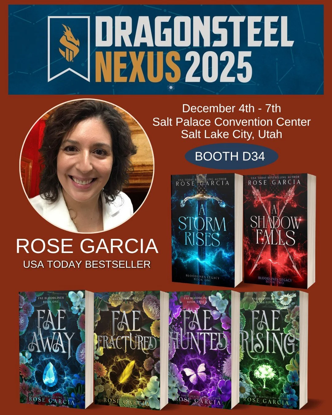 Somebody pinch me!

I'm so excited to be attending @brandsanderson's Dragonsteel Nexus Fantasy Convention next month! There will be so many incredible authors there and I can't wait to be among them! I'll also be doing a fair amount of fangirling 🤩 