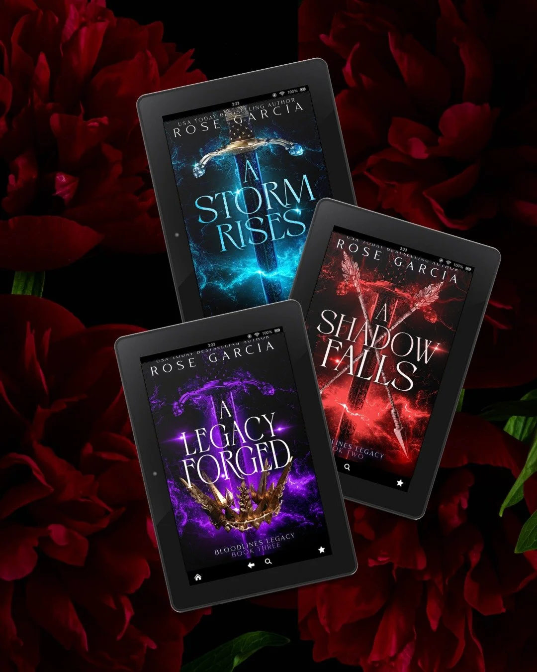 💘 Low spice romantasy that will wreck you in the best possible way!

The Bloodlines Legacy series is perfect for anyone who loves...

🐉 Dragons and other magical creatures
⚔️ Dual POV
❤️&zwj;🔥 Slow burn romance
😢 Tortured hero who is also the vil