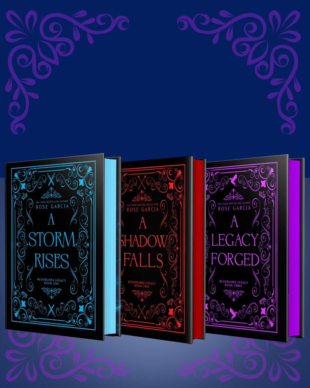 I'm so in love with these special editions and can't wait to share them with you! 💘

The Bloodlines Legacy deluxe editions feature gorgeous dust jackets, reversible covers with full character art, spectacular hard cases, beautiful endpapers, and stu