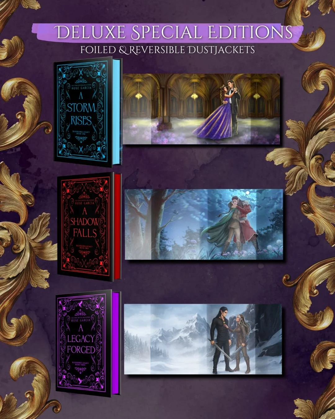 ✨ Romantasy collectors, this one&rsquo;s for you.

The Bloodlines Legacy trilogy is now live on Kickstarter in deluxe special editions&mdash;and we&rsquo;re already unlocking stretch goals.

⚔️ A deadly royal hunt
 💜 Enemies-to-lovers romance
 🐉 Dr