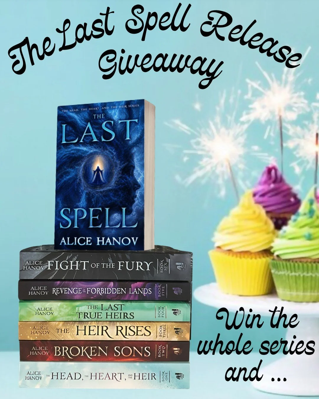 It&rsquo;s officially Launch Day! 🎉 The Last Spell by Alice Hanov is finally here, wrapping up her EPIC series and we&rsquo;re celebrating with a massive Romantasy Giveaway! 🧜&zwj;♀️✨
.
How to Enter:
1️⃣ Fill out our Giveaway Google Form (link in b
