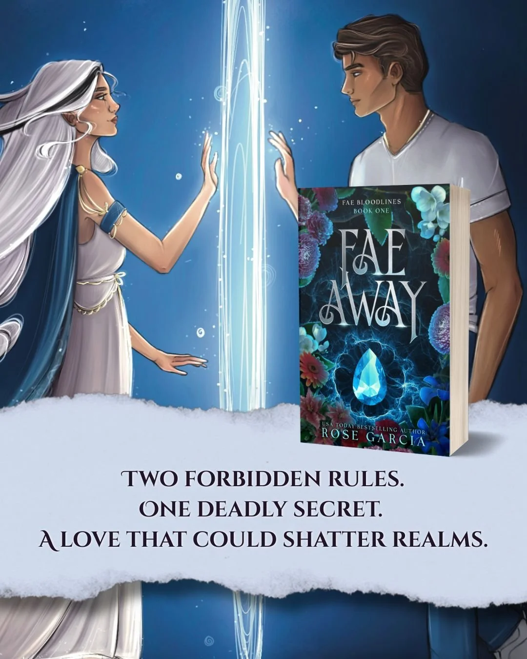 She was never supposed to cross into his world. 

And she definitely wasn't supposed to fall for him. 💙

When fae princess Celyse discovers a deadly palace secret, she crosses into the forbidden human realm for answers... and right into the arms of 