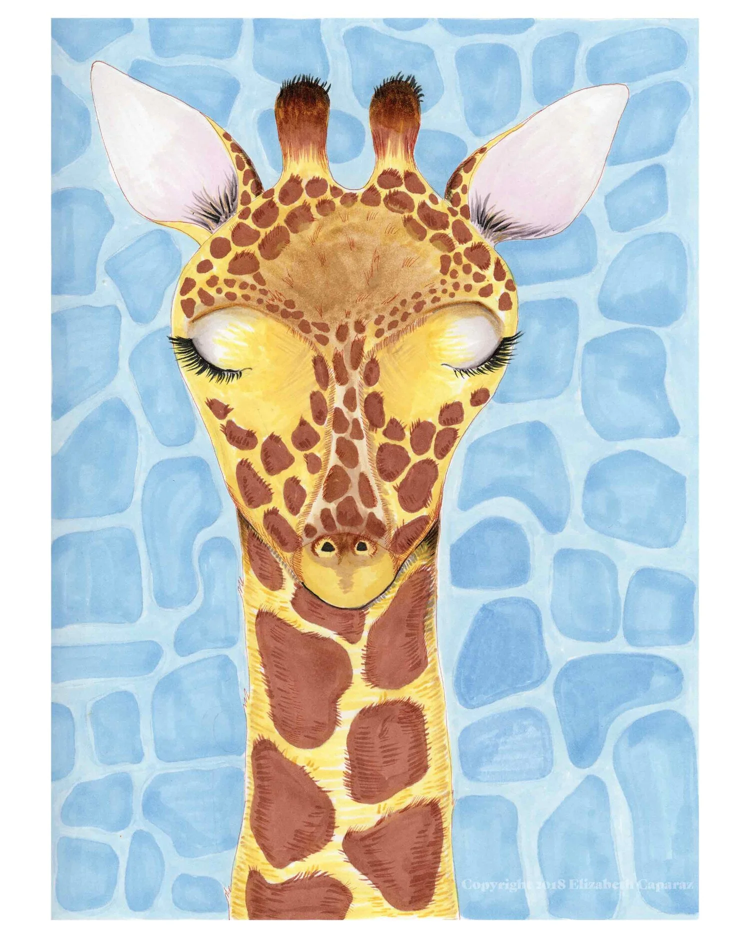 A Very Tired Giraffe