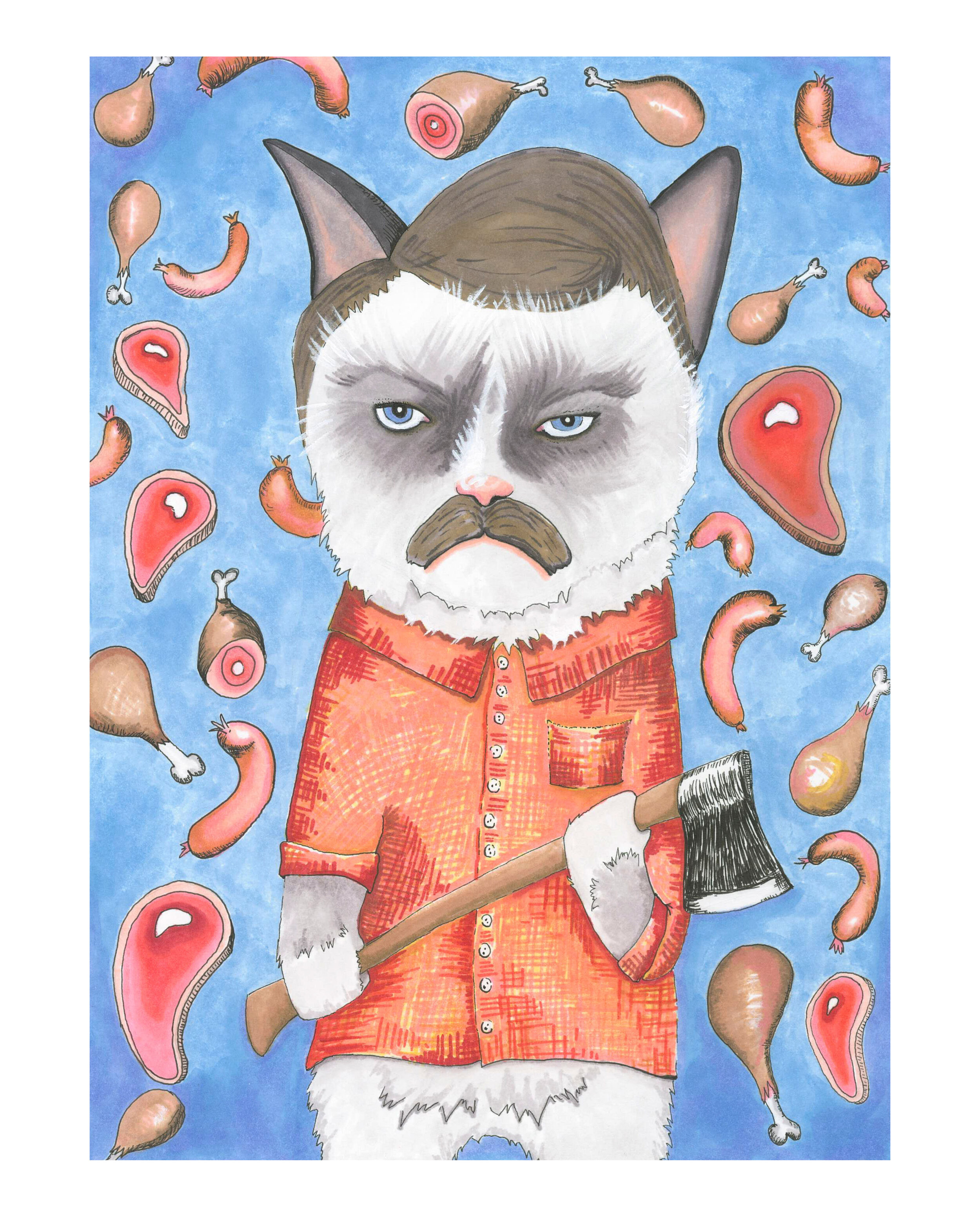 Grumpy Ron Swanson