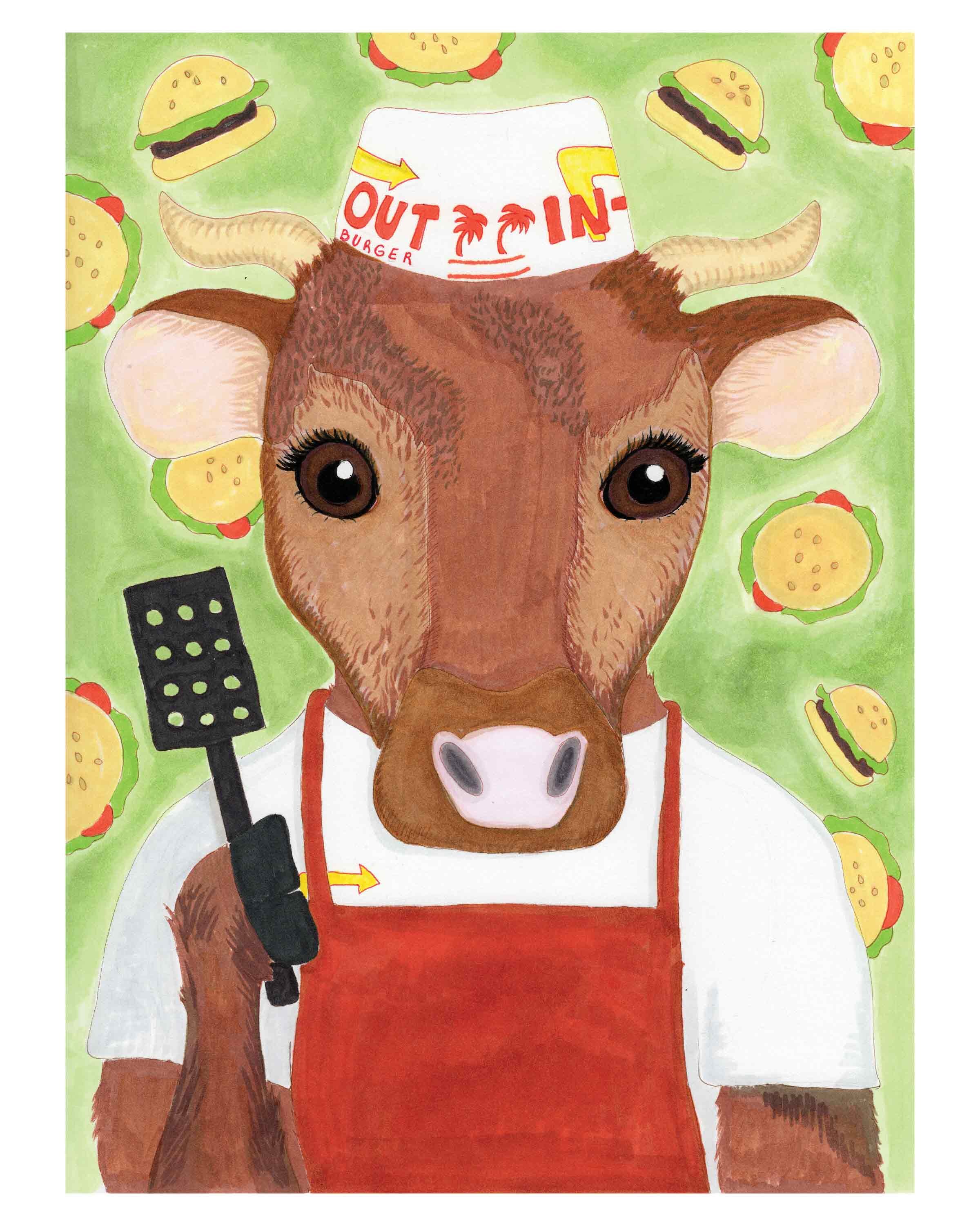 In and Out Cow
