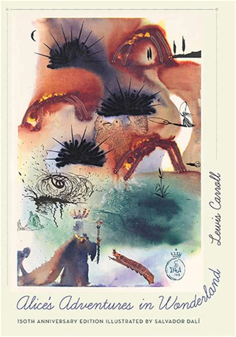 Featuring work by Salvador Dalí , illustration for Lewis Carroll, Alice's Adventures in Wonderland, The Lobster's Quadrille, 1969. Alice's Adventures in Wonderland , Lewis Carroll . Published by Princeton University Press in 2015. 