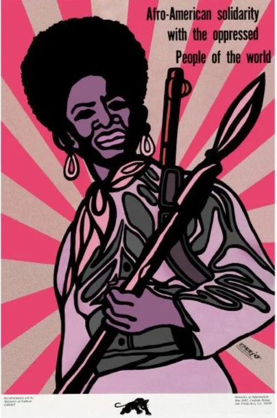 Afro-American solidarity with the oppressed People of the world.