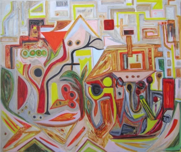 Hovering in Grey with Blocks